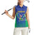 Brazil Canarinho Custom Women Sleeveless Polo Shirt Macaw Mascot with Brazil Flag Colors