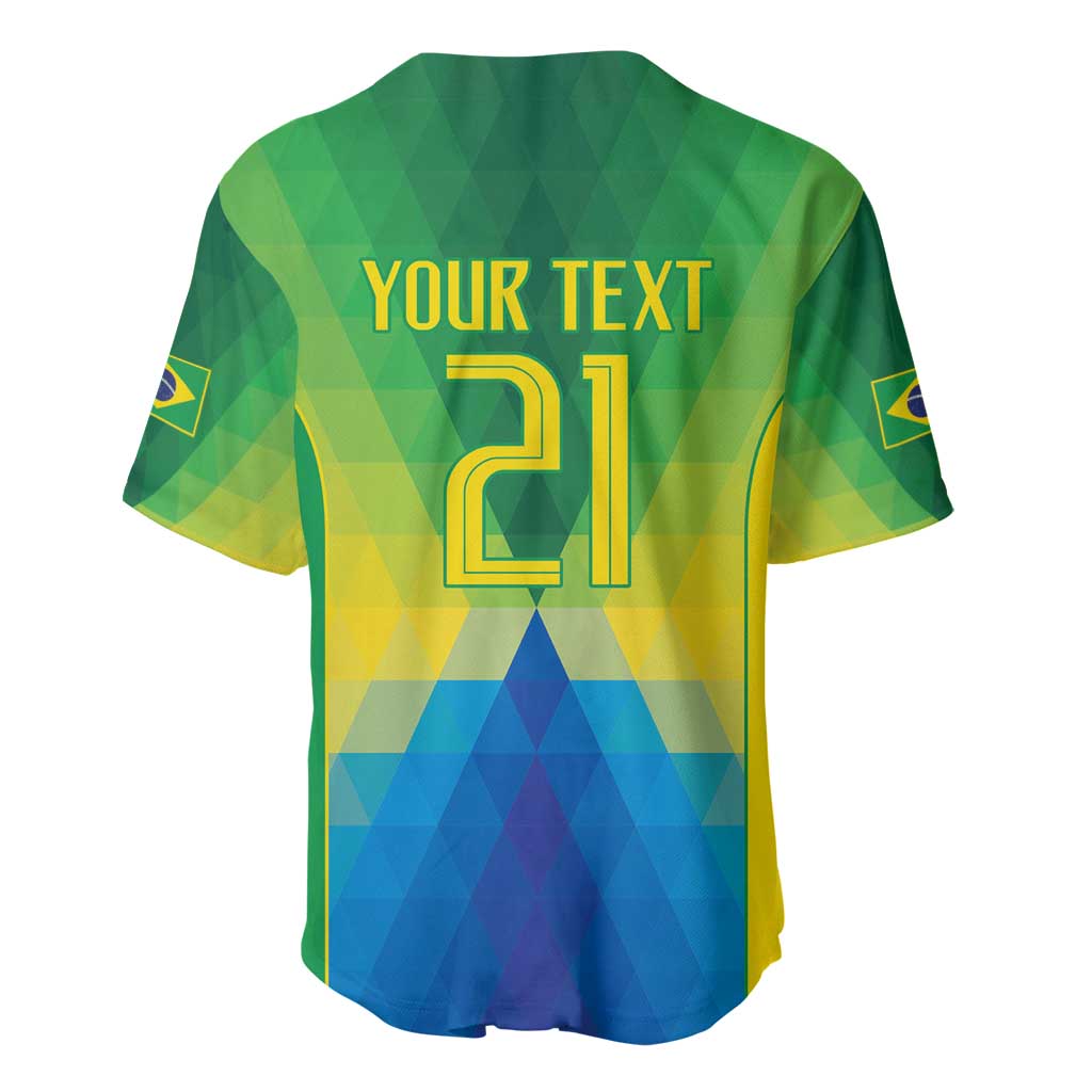 Brazil Football Custom Baseball Jersey Toco Toucan Bora Brasil! Go Brazil!