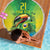 Brazil Football Custom Beach Blanket Toco Toucan Bora Brasil! Go Brazil!