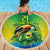 Brazil Football Custom Beach Blanket Toco Toucan Bora Brasil! Go Brazil!