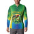 Brazil Football Custom Button Sweatshirt Toco Toucan Bora Brasil! Go Brazil!