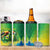 Brazil Football Custom 4 in 1 Can Cooler Tumbler Toco Toucan Bora Brasil! Go Brazil!