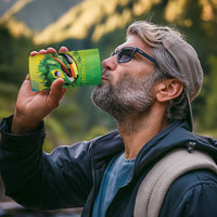 Brazil Football Custom 4 in 1 Can Cooler Tumbler Toco Toucan Bora Brasil! Go Brazil!
