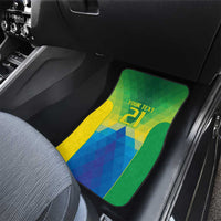 Brazil Football Custom Car Mats Toco Toucan Bora Brasil! Go Brazil!