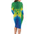 Brazil Football Custom Family Matching Long Sleeve Bodycon Dress and Hawaiian Shirt Toco Toucan Bora Brasil! Go Brazil!