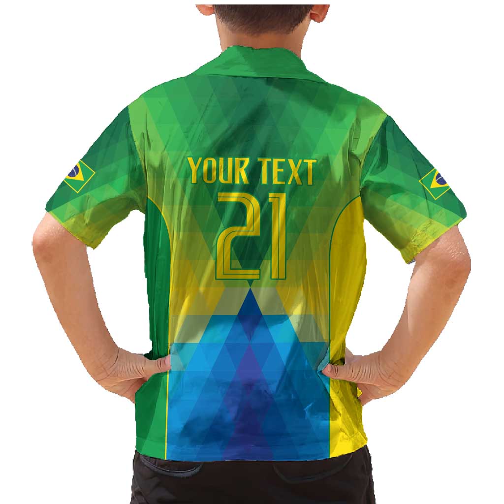 Brazil Football Custom Family Matching Mermaid Dress and Hawaiian Shirt Toco Toucan Bora Brasil! Go Brazil!