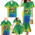Brazil Football Custom Family Matching Mermaid Dress and Hawaiian Shirt Toco Toucan Bora Brasil! Go Brazil!