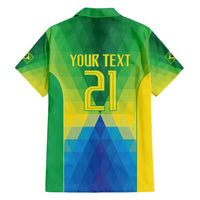 Brazil Football Custom Family Matching Off Shoulder Maxi Dress and Hawaiian Shirt Toco Toucan Bora Brasil! Go Brazil!