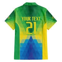 Brazil Football Custom Family Matching Short Sleeve Bodycon Dress and Hawaiian Shirt Toco Toucan Bora Brasil! Go Brazil!