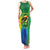 Brazil Football Custom Family Matching Tank Maxi Dress and Hawaiian Shirt Toco Toucan Bora Brasil! Go Brazil!
