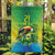 Brazil Football Custom Garden Flag Toco Toucan Bora Brasil! Go Brazil!