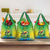 Brazil Football Custom Grocery Bag Toco Toucan Bora Brasil! Go Brazil!