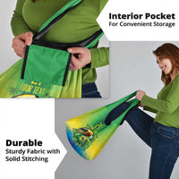 Brazil Football Custom Grocery Bag Toco Toucan Bora Brasil! Go Brazil!