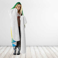 Brazil Football Custom Hooded Blanket Toco Toucan Bora Brasil! Go Brazil!