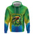 Brazil Football Custom Hoodie Toco Toucan Bora Brasil! Go Brazil!