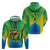 Brazil Football Custom Hoodie Toco Toucan Bora Brasil! Go Brazil!