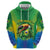 Brazil Football Custom Hoodie Toco Toucan Bora Brasil! Go Brazil!