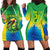 Brazil Football Custom Hoodie Dress Toco Toucan Bora Brasil! Go Brazil!