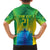 Brazil Football Custom Kid Hawaiian Shirt Toco Toucan Bora Brasil! Go Brazil!