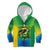 Brazil Football Custom Kid Hoodie Toco Toucan Bora Brasil! Go Brazil!