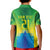 Brazil Football Custom Kid Polo Shirt Toco Toucan Bora Brasil! Go Brazil!