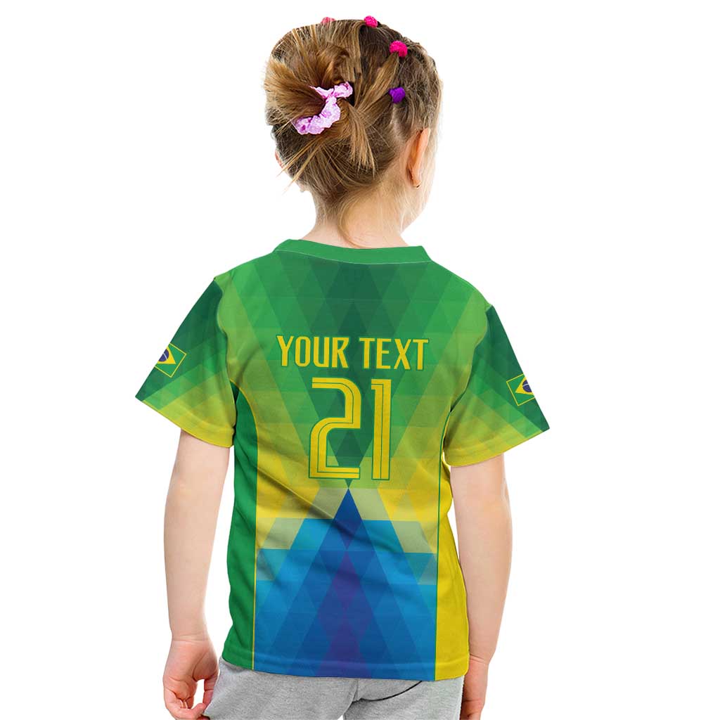 Brazil Football Custom Kid T Shirt Toco Toucan Bora Brasil! Go Brazil!