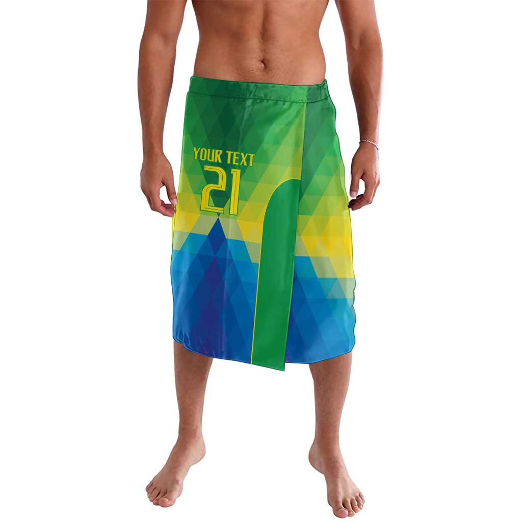 Brazil Football Custom Lavalava Toco Toucan Bora Brasil! Go Brazil!