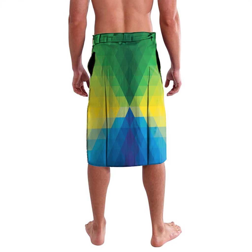 Brazil Football Custom Lavalava Toco Toucan Bora Brasil! Go Brazil!