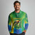 Brazil Football Custom Long Sleeve Polo Shirt Toco Toucan Bora Brasil! Go Brazil!