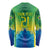 Brazil Football Custom Long Sleeve Shirt Toco Toucan Bora Brasil! Go Brazil!