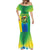 Brazil Football Custom Mermaid Dress Toco Toucan Bora Brasil! Go Brazil!