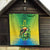 Brazil Football Custom Quilt Toco Toucan Bora Brasil! Go Brazil!