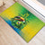 Brazil Football Custom Rubber Doormat Toco Toucan Bora Brasil! Go Brazil!