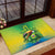 Brazil Football Custom Rubber Doormat Toco Toucan Bora Brasil! Go Brazil!