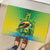 Brazil Football Custom Rubber Doormat Toco Toucan Bora Brasil! Go Brazil!