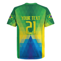 Brazil Football Custom Rugby Jersey Toco Toucan Bora Brasil! Go Brazil!