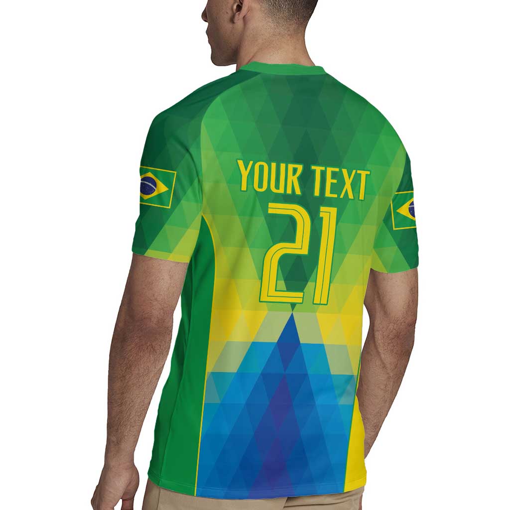Brazil Football Custom Rugby Jersey Toco Toucan Bora Brasil! Go Brazil!