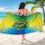 Brazil Football Custom Sarong Toco Toucan Bora Brasil! Go Brazil!