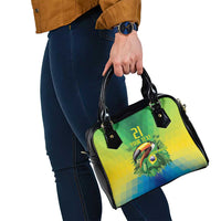 Brazil Football Custom Shoulder Handbag Toco Toucan Bora Brasil! Go Brazil!