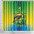 Brazil Football Custom Shower Curtain Toco Toucan Bora Brasil! Go Brazil!