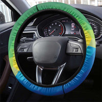 Brazil Football Steering Wheel Cover Toco Toucan Bora Brasil! Go Brazil!