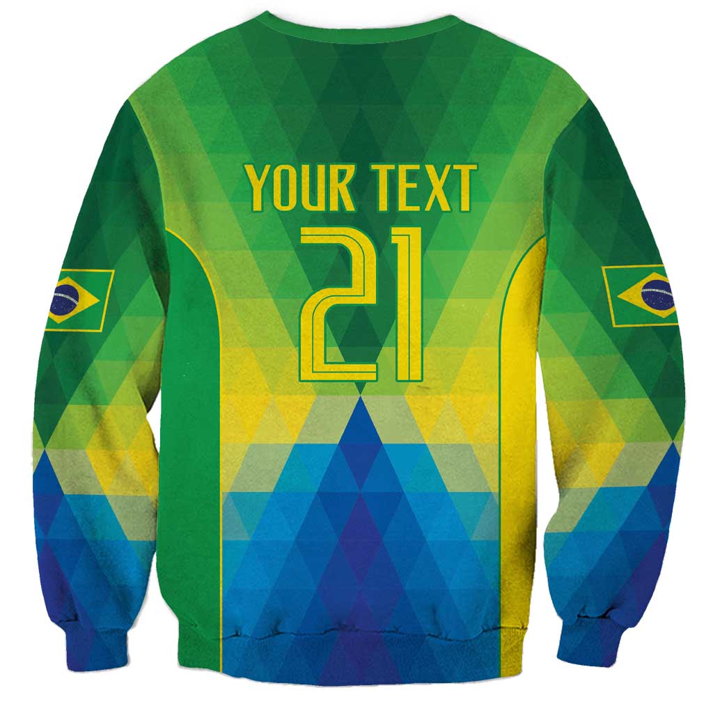 Brazil Football Custom Sweatshirt Toco Toucan Bora Brasil! Go Brazil!