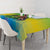 Brazil Football Custom Tablecloth Toco Toucan Bora Brasil! Go Brazil!