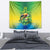 Brazil Football Custom Tapestry Toco Toucan Bora Brasil! Go Brazil!