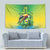 Brazil Football Custom Tapestry Toco Toucan Bora Brasil! Go Brazil!