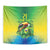 Brazil Football Custom Tapestry Toco Toucan Bora Brasil! Go Brazil!