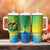 Brazil Football Custom Tumbler With Handle Toco Toucan Bora Brasil! Go Brazil!