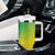 Brazil Football Custom Tumbler With Handle Toco Toucan Bora Brasil! Go Brazil!