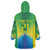 Brazil Football Custom Wearable Blanket Hoodie Toco Toucan Bora Brasil! Go Brazil!