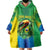 Brazil Football Custom Wearable Blanket Hoodie Toco Toucan Bora Brasil! Go Brazil!